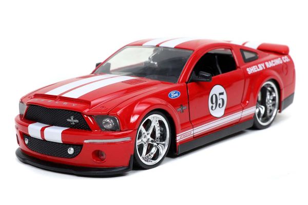 JADA TOYS 1/24scale 2008 Ford Mustang Shelby GT500KR # 95 Candy Red  [No.JADA31867]