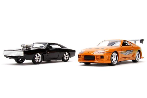 JADA TOYS 1/32scale F&F Dom's Dadge Charger & Brian's Toyota Supra Twin Packs  [No.JADA31981]