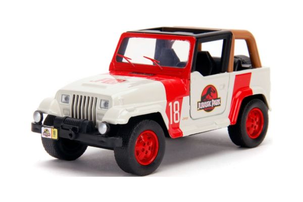 JADA TOYS 1/32scale 1992 Jeep Wrangler (Jurassic Park)  [No.JADA32129]