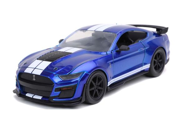 JADA TOYS 1/24scale 2020 Ford Mustang Shelby GT500 Glossy / White Line [No.JADA32409] - KYOSHO minicar