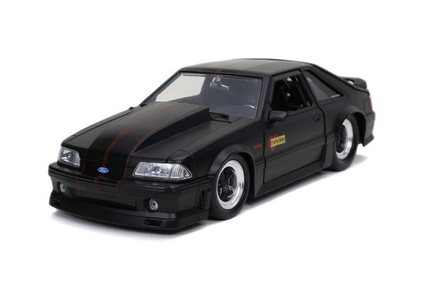 JADA TOYS 1/24scale 1989 Ford Mustang GT Glossy Black / Silver  [No.JADA32668]