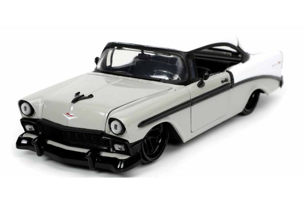 JADA TOYS 1/24scale 1956 Chevy Bel Air Gray / White  [No.JADA32696]