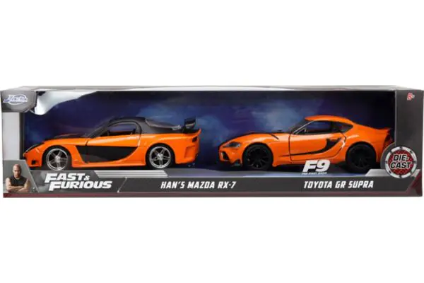 京商 ミニカー | JADA TOYS 1/32 ハン マツダ RX7/トヨタ スープラ