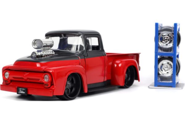 JADA TOYS 1/24scale 1956 Ford F100 Gloss Red  [No.JADA33019]