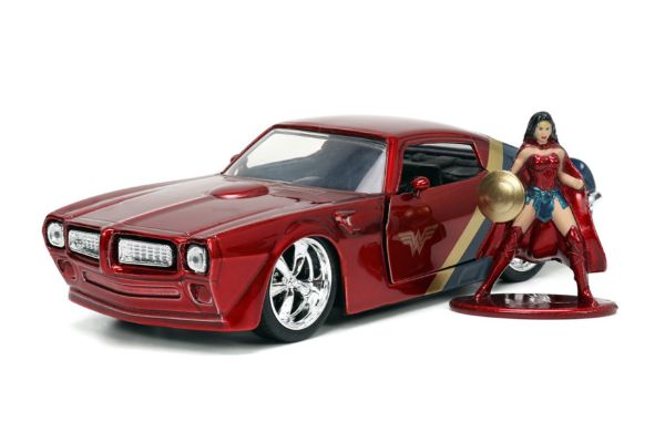 JADA TOYS 1/43scale 1972 Pontiac Firebird Wonder Woman with Figure  [No.JADA33089]