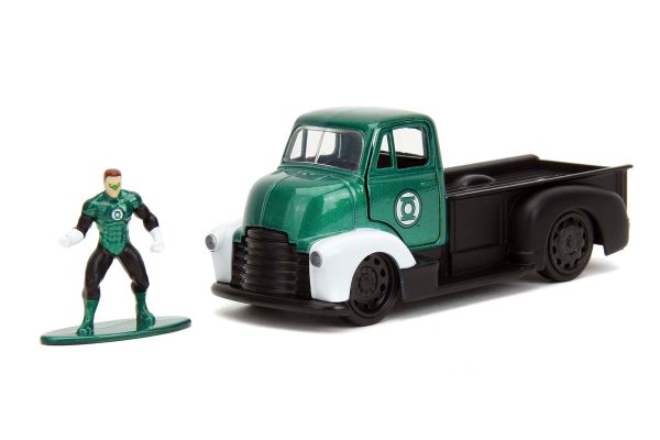 JADA TOYS 1/32scale 1952 Chevy COE Pickup with Green Lantern Figure  [No.JADA33093]