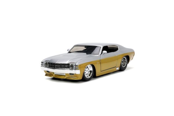 JADA TOYS 1/24scale 1971 Chevy Chevelle SS Gold/Silver  [No.JADA34116]
