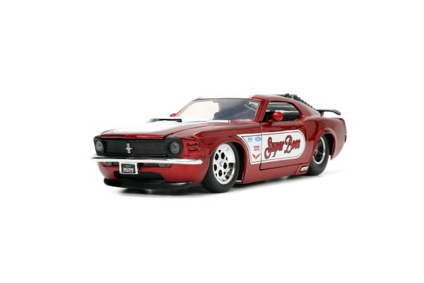 JADA TOYS 1/24scale 1970 Ford Mustang Boss 429 Red Metallic/Graphics  [No.JADA34118]