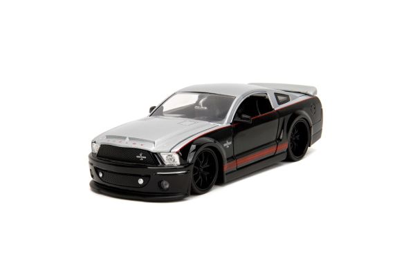 JADA TOYS 1/24scale 2008 Ford Mustang Shelby GT500KR Black/Silver  [No.JADA34205]