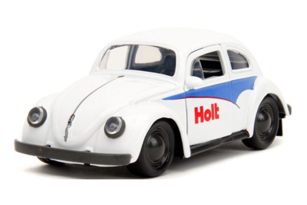 JADA TOYS 1/32scale 1959 VW Beetle  with Boxing Gloves White  [No.JADA34237]