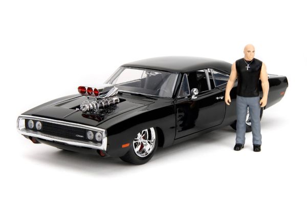 JADA TOYS 1/43scale F&F Dodge Charger R/T Black Dominic with Figure  [No.JADA35907]