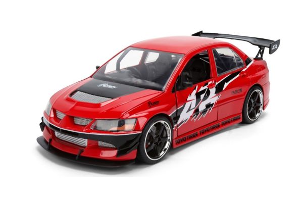 JADA TOYS 1/24 F&F3 ミツビシ ランサー エボリューション IX レッド (ショーン)  [No.JADA36208]