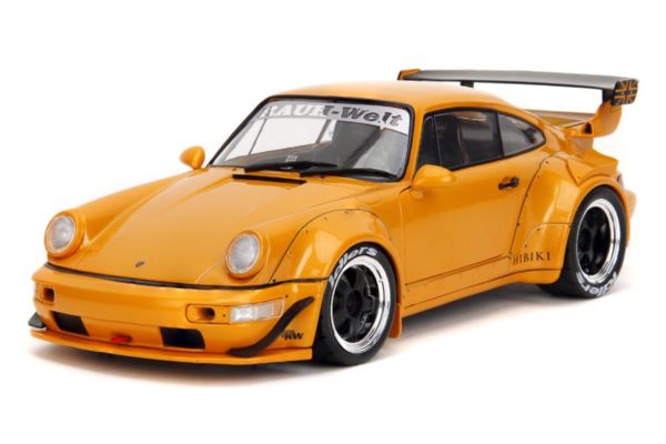 JADA TOYS 1/18 2016 ポルシェ RWB HIBIKI ボディキット イエロー  [No.JADA36383]