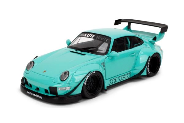 JADA TOYS 1/18 ポルシェ RWB KEI KISHI ミントブルー  [No.JADA36463]