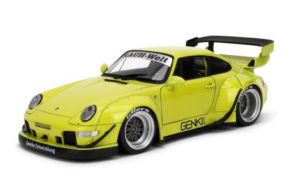 JADA TOYS 1/18 ポルシェ RWB GENKI イエロー  [No.JADA36472]