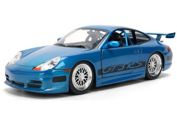 JADA TOYS 1/24 F&F ポルシェ 911 GT3 RS ブルー ブラッシュ仕上げ (ブライアン)  [No.JADA37819]