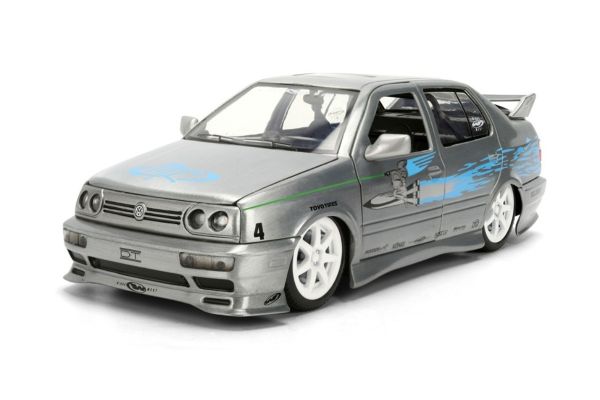JADA TOYS 1/24 F&F VW ジェッタ シルバー/ブラッシュ仕上げ (ジェシー)  [No.JADA37820]