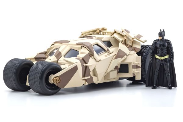 JADA TOYS 1/24scale Batmobile camouflage version (Dark Knight) with Batman figure  [No.JADA98543]