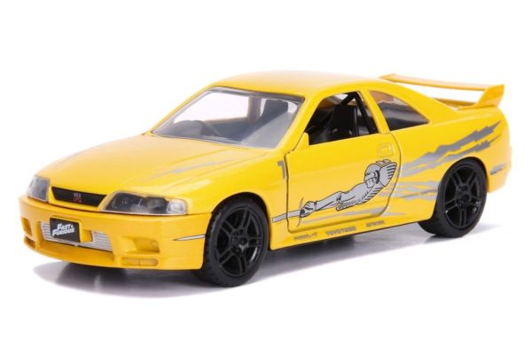 JADA TOYS 1/32 F&F 1995 ニッサン スカイライン GT-R (R33) イエロー (レオン)  [No.JADA99515]