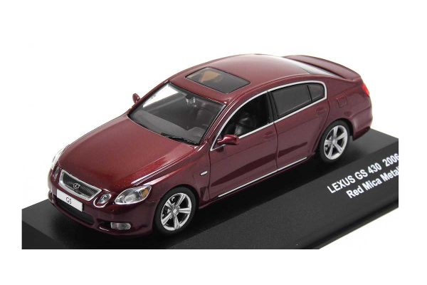 J-COLLECTION 1/43scale Lexus GS430 2006 (Left-Hand Drive) Red Mica Metallic [No.JC120]