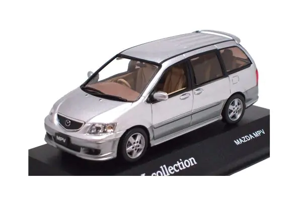 J-COLLECTION 1/43scale Mazda MPV Silver/Gray Metallic [No.JC12032SG] -  KYOSHO minicar