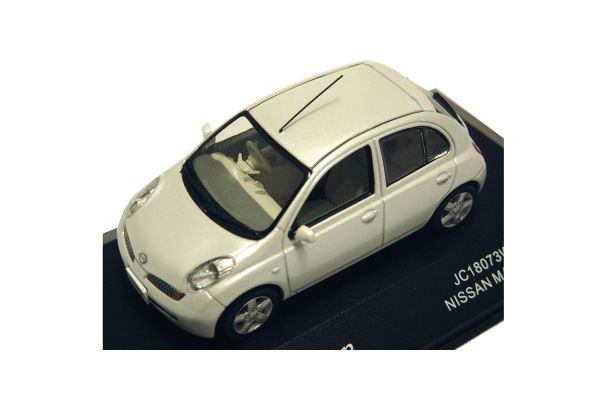 J-COLLECTION 1/43scale Nissan March Pearl White [No.JC18073W]