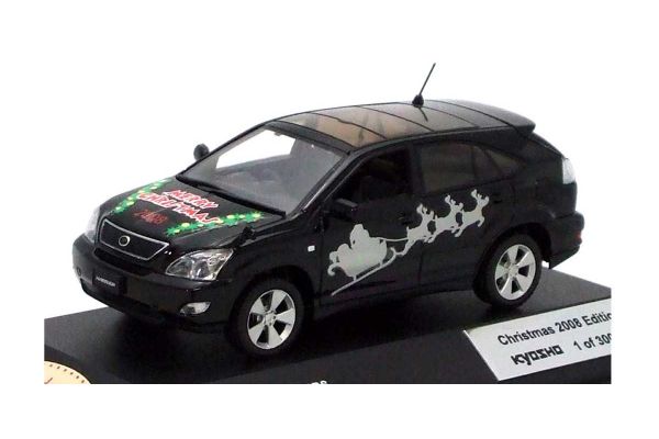 J-COLLECTION 1/43scale Toyota  Harrier Xmas 2008 Edition Black [No.JC2008CH]