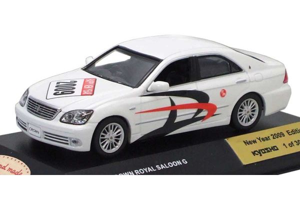 J-COLLECTION 1/43scale Toyota  Crown  Royal Saloon  G  New Year 2009 Edition White [No.JC2009NY]