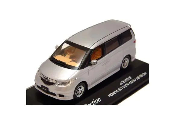 J-COLLECTION 1/43scale Honda Elysion Aero Package Met. Silver [No.JC32001S]  - KYOSHO minicar