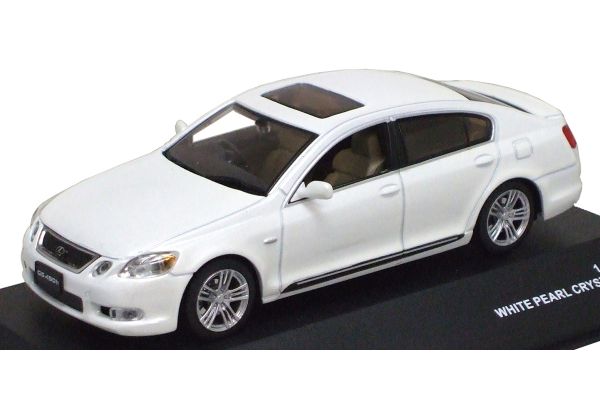 J-COLLECTION 1/43scale LEXUS GS450H 2006 White Pearl Crystal Shine [No.JC38005HW]