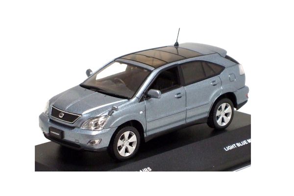 J-COLLECTION 1/43scale Toyota Harrier Airs Light Blue Mica Metallic [No.JC42010BL]