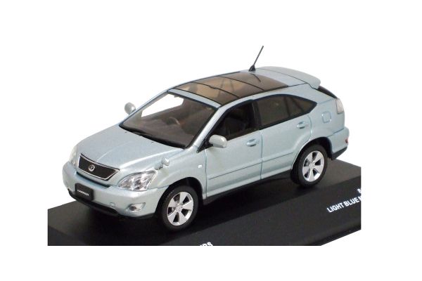 J-COLLECTION 1/43scale TOYOTA Harrier Airs 2006 Light Blue Metallic [No.JC42012BL]
