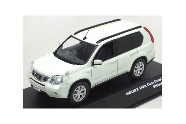 J-COLLECTION 1/43scale NISSAN X-TRAILClean Diesel 20GT 2010 Pearl White [No.JC47005WH]