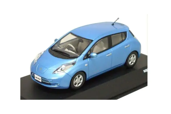 京商 ミニカー | J-COLLECTION 1/43scale NISSAN LEAF Blue [No