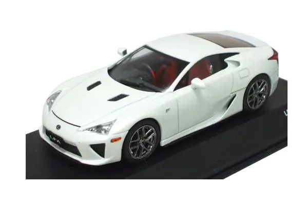 京商 ミニカー | J-COLLECTION 1/43scale LEXUS LFA Pearl White [No