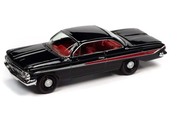 JOHNNY LIGHTNING 1/64scale 1961 Chevy Impala SS 409 Gloss Black  [No.JLCG023A4BK]