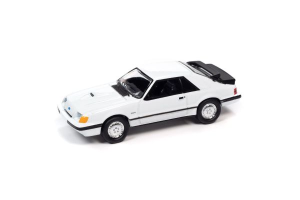 JOHNNY LIGHTNING 1/64scale 1985 Ford Mustang SVO White  [No.JLCT007B2W]