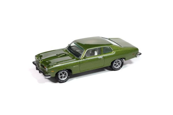JOHNNY LIGHTNING 1/64 1974 ポンティアック GTO メカム オークション ライムファイヤーグリーン  [No.JLCT015B3GR]