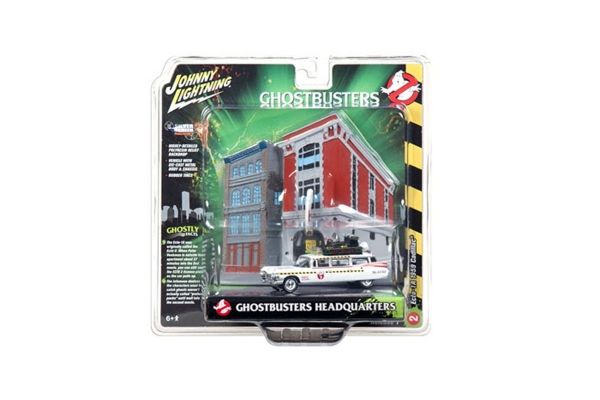JOHNNY LIGHTNING 1/64scale Ghostbusters2 Cadillac 1959 Ecto-1A Panel Diorama Set  [No.JLDR002A]