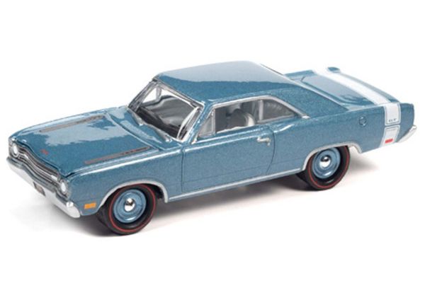 JOHNNY LIGHTNING 1/64scale 1969 Dodge Dart GTS B3 Blue (Iridescent) / White  [No.JLMC024A1BL]