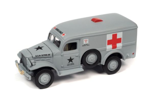 JOHNNY LIGHTNING 1/64scale Dodge WC54 Ambulance Pearl Harbor Naval Hospital  [No.JLML008A3PN]
