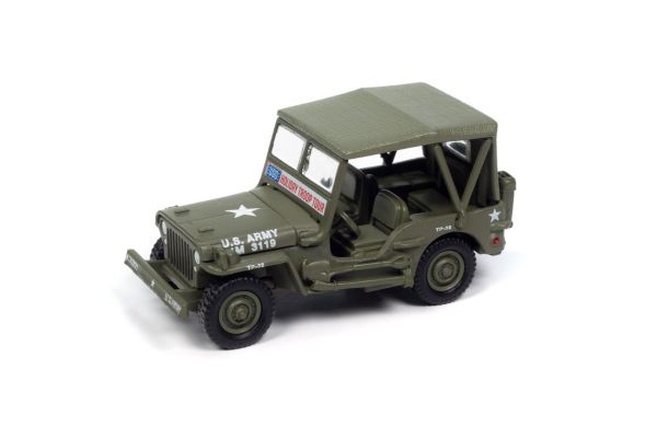 JOHNNY LIGHTNING 1/64 ウィリス ジープ ベトナム USO ツアー  [No.JLML011A1VU]