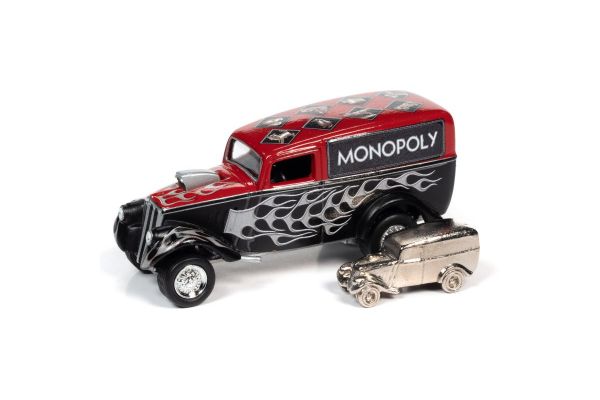 JOHNNY LIGHTNING 1/64scale Monopoly 1933 Willis Delivery (with game pieces)  [No.JLPC003ABR]