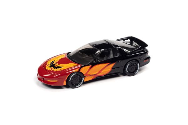 JOHNNY LIGHTNING 1/64 1993 ポンティアック ファイアーバード T/A ブラック/レッドフレーム  [No.JLSP210A]
