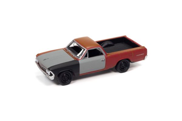 JOHNNY LIGHTNING 1/64scale 1966 Chevy El Camino Project Legal Red / Rust Paint  [No.JLSP212A]