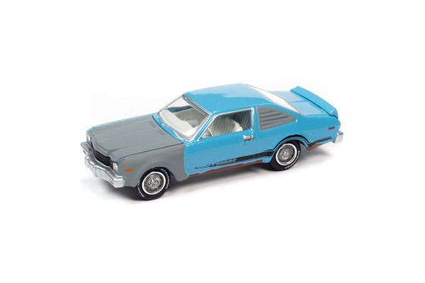 JOHNNY LIGHTNING 1/64scale 1976 Plymouth Road Runner Sky Blue / Gray  [No.JLSP233A]