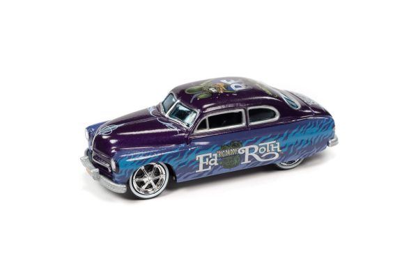 JOHNNY LIGHTNING 1/64scale 1949 Mercury Passin Rat Fink Purple / Blue  [No.JLSP238]