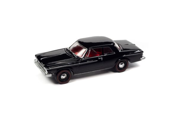 JOHNNY LIGHTNING 1/64scale 1962 Plymouth Savoy Max Wedge Silhouette Black  [No.JLSP248A]