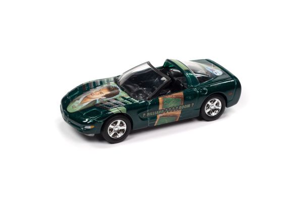 JOHNNY LIGHTNING 1/64scale Modern Clue 2000 Chevy Corvette Mr. Green  [No.JLSP265]