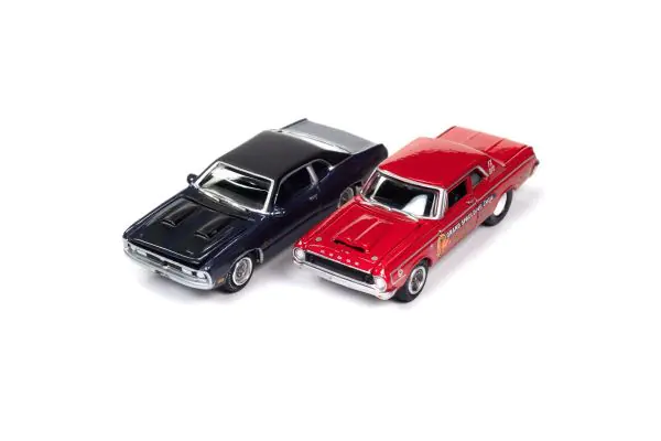 JOHNNY LIGHTNING MUSCLE CARS USA 2022 RELEASE 2 SET A – 1:64